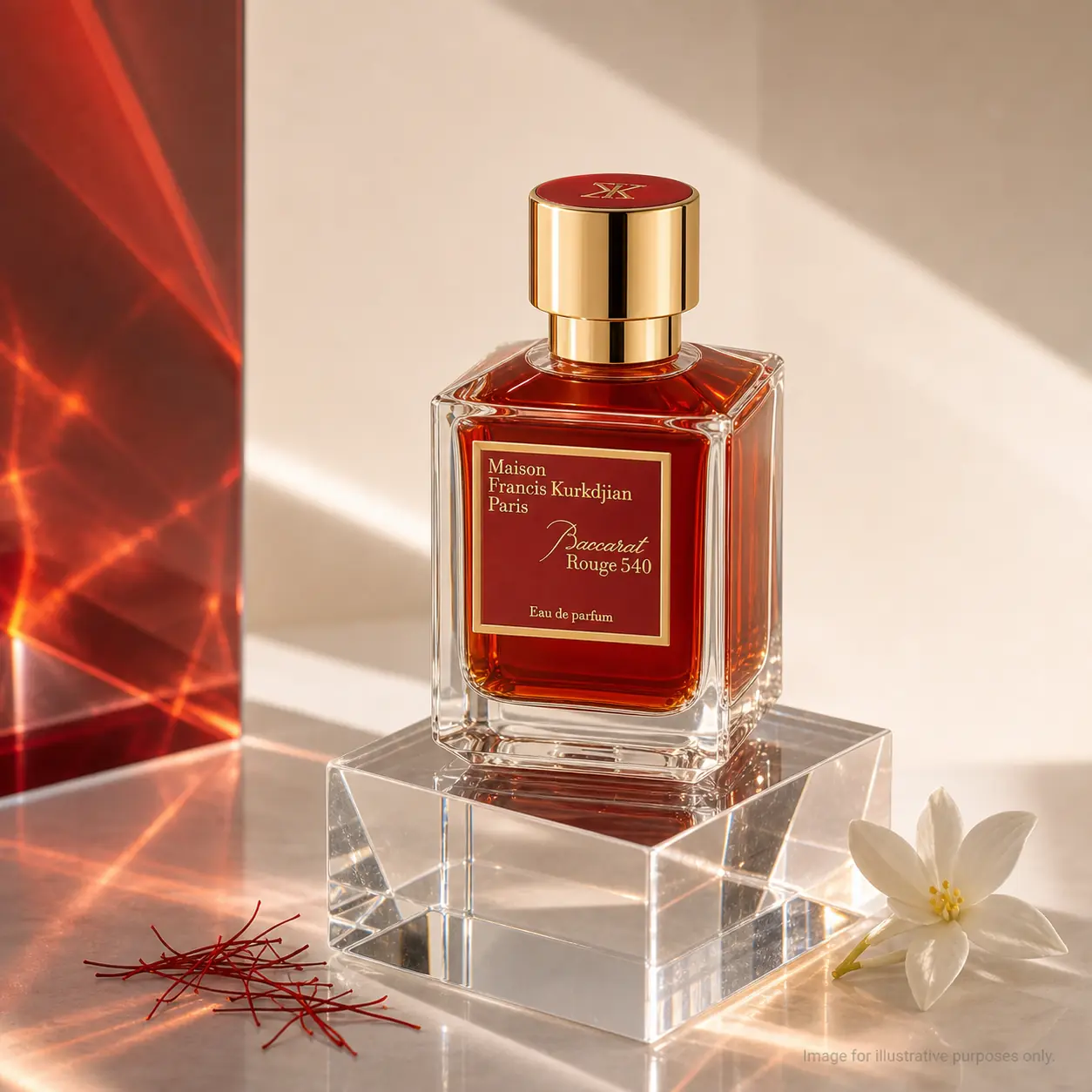 Maison Francis Kurkdjian Baccarat Rouge 540 editorial art image 2