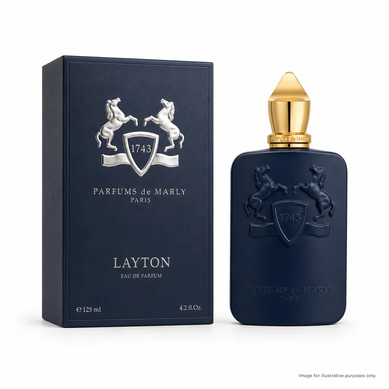 Parfums de Marly Layton perfume bottle with box