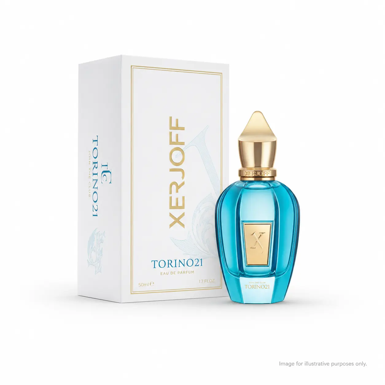 Xerjoff Torino 21 perfume bottle with box